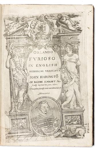 Ariosto, Ludovico (1474-1533) Orlando Furioso in English Heroical Verse by S[i]r John Haringto[n] of Bathe, Knight.